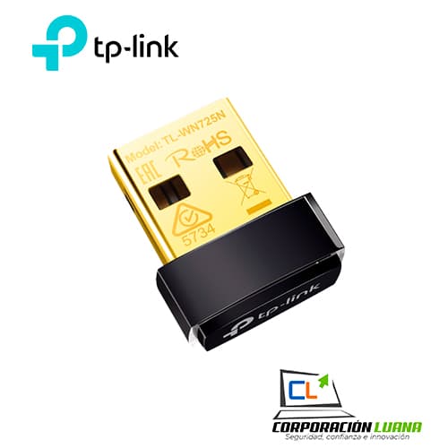 Imagen de ADAPTADOR DE RED INALAMBRICO TP-LINK ( TL-WN725N ) 150MBPS | 2.4GHZ