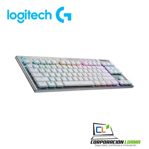 Imagen de TECLADO GAMER LOGITECH G915 TKL WHITE LIGHTSPEED WIRELESS MECHANICAL