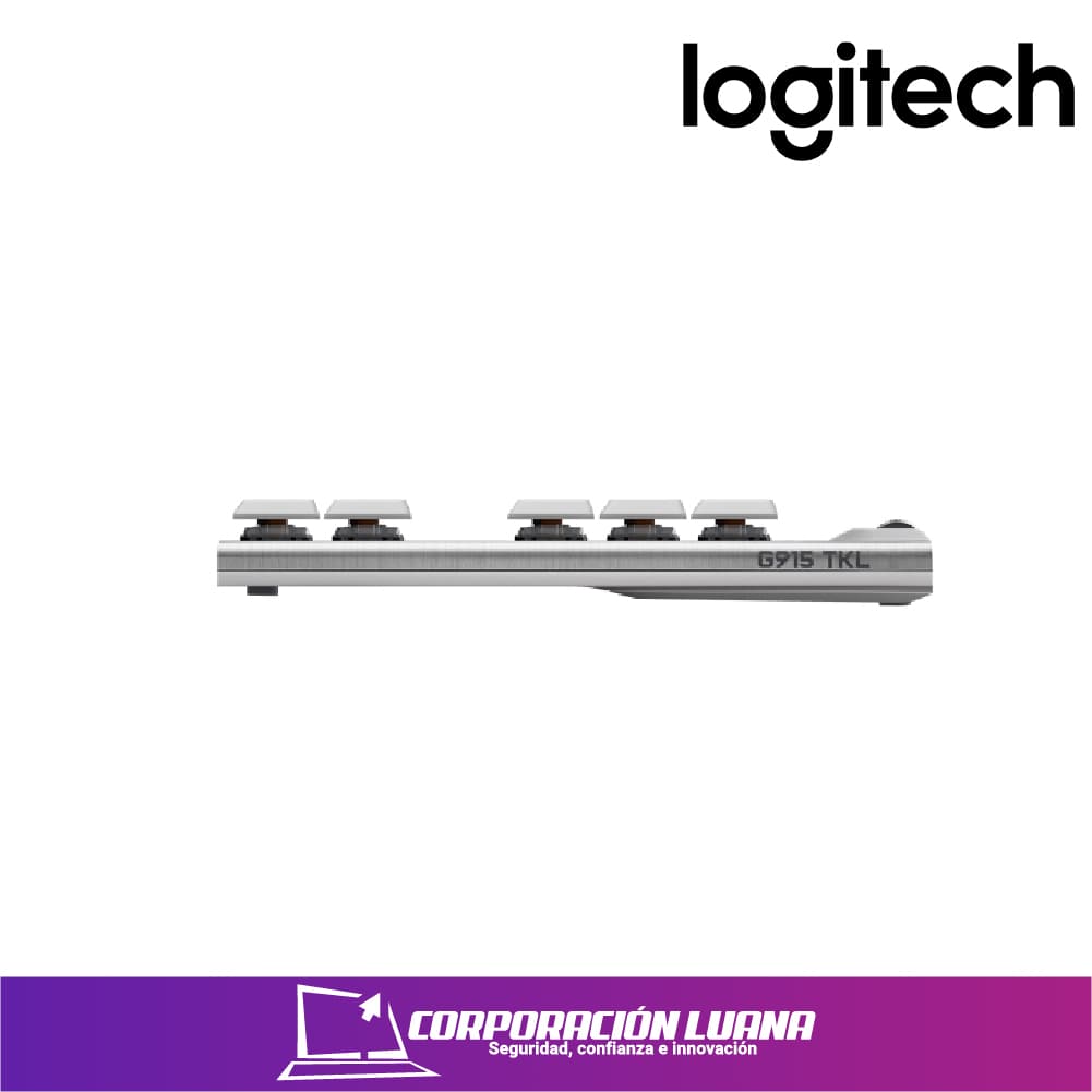 Imagen de TECLADO GAMER LOGITECH G915 TKL WHITE LIGHTSPEED WIRELESS MECHANICAL