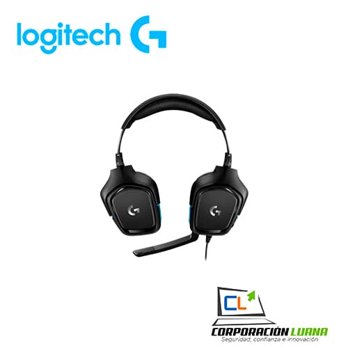Imagen de AUDIFONO C/MICROF. LOGITECH G432 7.1 USB BLACK (981-000769)