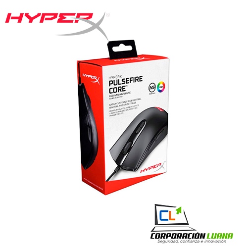 Foto del producto MOUSE HYPERX PULSEFIRE CORE RGB GAMING HXMC004B