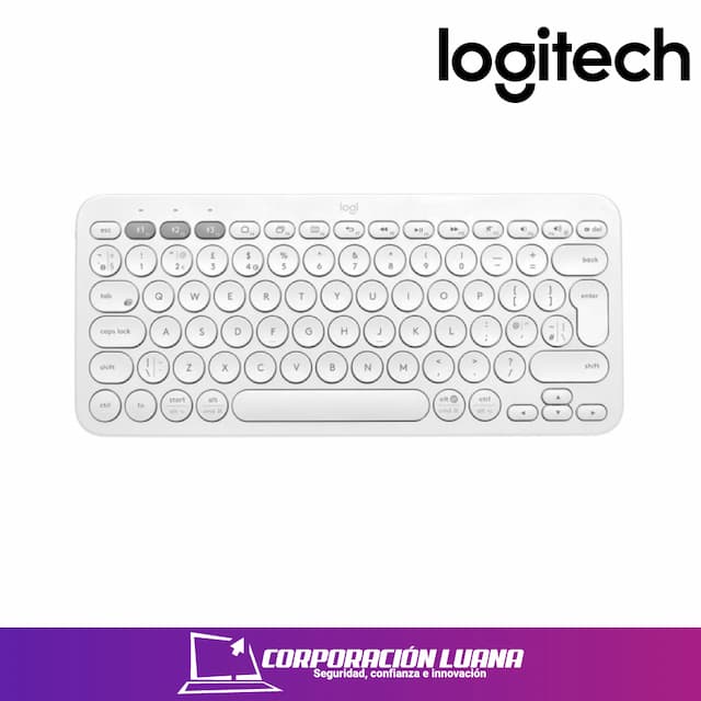 TECLADO LOGITECH K380, INALÁMBRICO, BLUETOOTH, BLANCO (ESPAÑOL)SKU: 920-009595