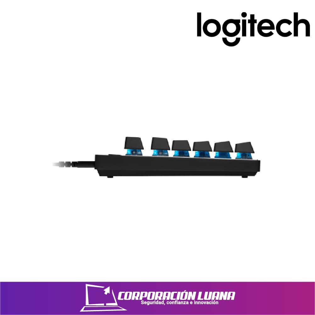 Imagen de TECLADO GAMER LOGITECH PRO RGB (920-009388) SWITCH GX BLUE CLICKY