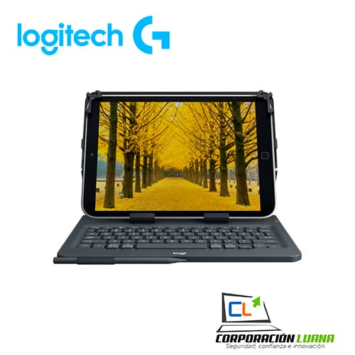 Imagen de TECLADO LOGITECH UNIVERSAL FOLIO 9" A 10" BLUETOOTH BLACK (PN 920-008334)