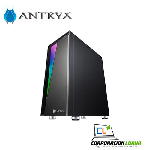 Imagen de CASE ANTRYX RX 450 USB3.0, ARGB FAN X1, C/CINTA LED, VIDRIOTEMPLADO  (AC-RX450K)