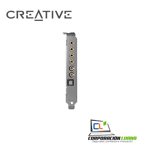 Imagen de TARJETA DE SONIDO CREATIVE PCIE BLASTER AUDIGY RX 7.1 SB1550 (PN 70BS15500000000)