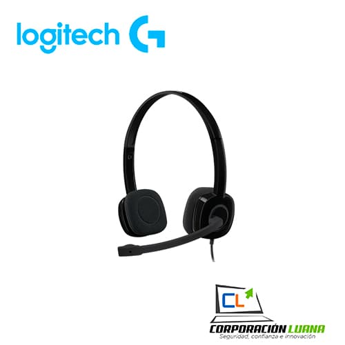 AUDIFONO C/MICROF. LOGITECH H151 STEREO BLACK (981-000587)