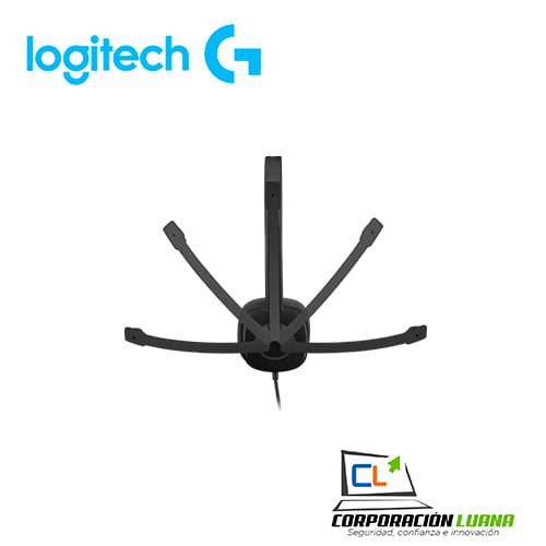 Imagen de AUDIFONO C/MICROF. LOGITECH H151 STEREO BLACK (981-000587)