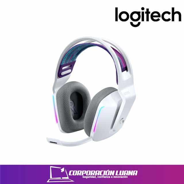 AUDIFONOS C/MICROFONO LOGITECH G733 LIGHTSPEED ( 981-000882 ) WHITE