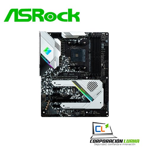 Imagen de MOTHERBOARD ASROCK X570 STEEL LEGEND ( X570-STLEGEND ) AM4 | DDR4 | LED RGB