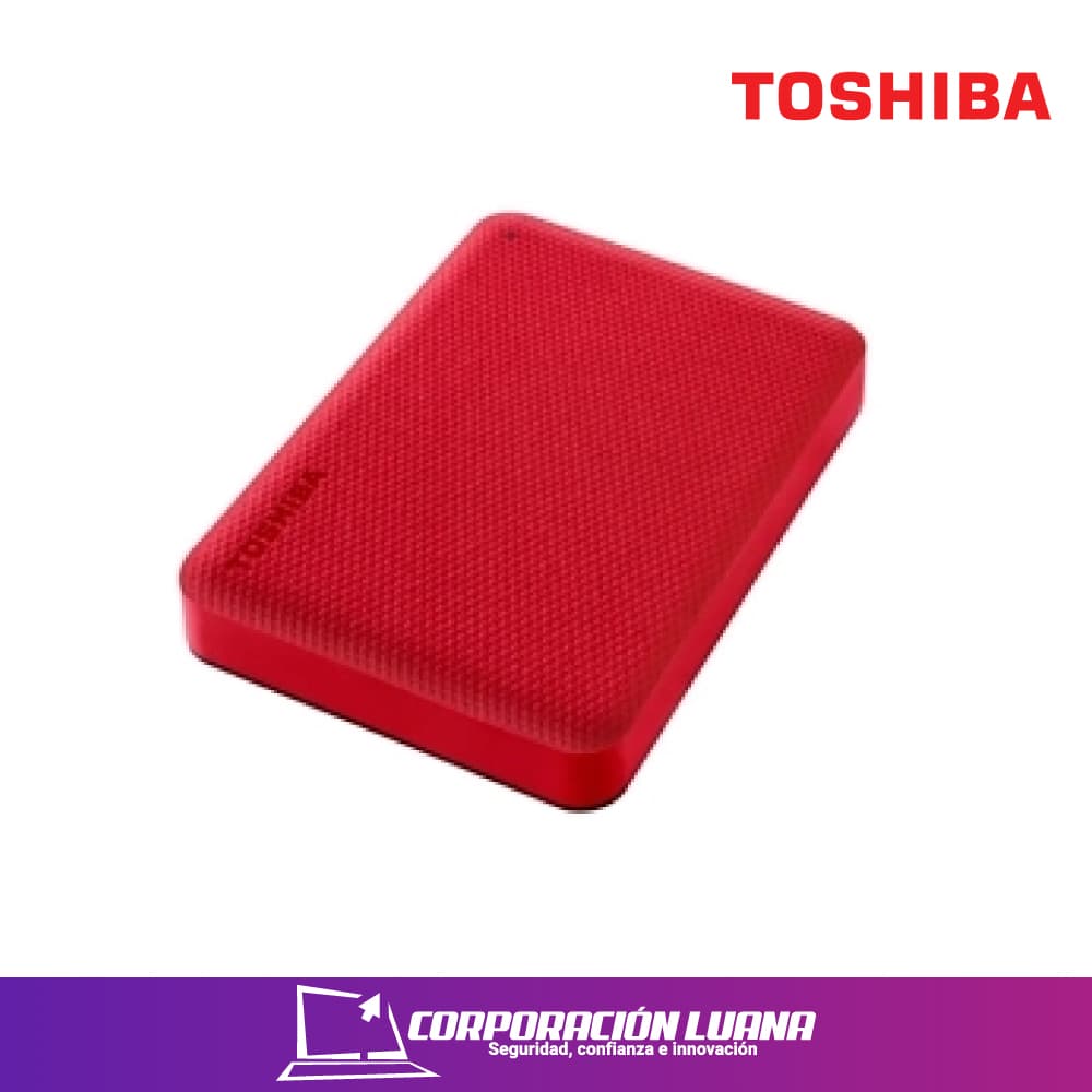 Foto del producto DISCO DURO EXTERNO TOSHIBA CANVIO ADVANCE 1TB ( HD1TOCA10XR3AA ) ROJO
