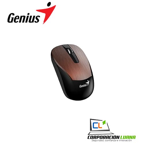 Imagen de MOUSE INALAMBRICO GENIUS ECO-8015 ( 31030011414 ) CHOCOLATE | BLUEYE - RECARGABLE
