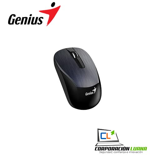 MOUSE INALAMBRICO GENIUS ECO-8015 ( 31030011412 ) IRON GRAY | BLUEEYE - RECARGABLE
