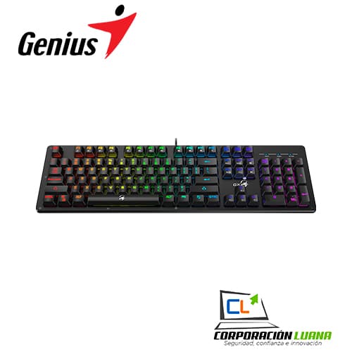 Imagen de TECLADO GENIUS SCORPION K10 GAMING RGB LEDUSB BLACK (PN 31310003401