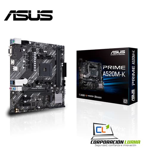 Foto del producto MOTHERBOARD ASUS PRIME A520M K ( A520M-K ) AM4 | DDR4