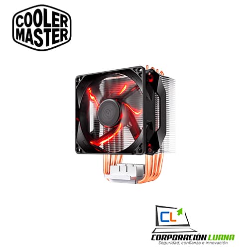 Imagen de COOLER PROCESADOR COOLER MASTER HYPER H410R ( RR-H410-20PK-R1 ) LED ROJO