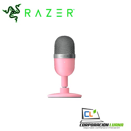 Foto del producto MICROFONO RAZER SEIREN MINI ROSADO ( RZ19-03450200-R3M1 ) USB STREAMING SUPERCARDIOIDE QUARTZ