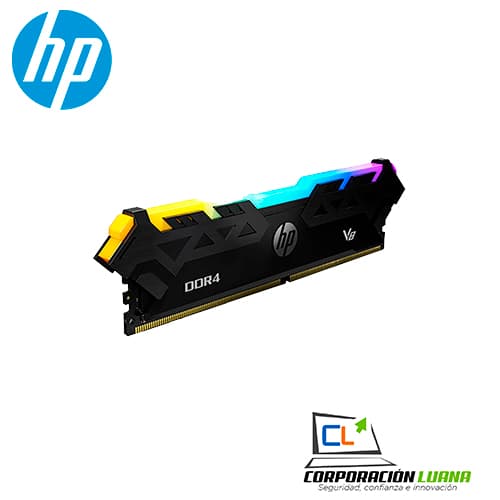 Imagen de MEMORIA RAM HP V8 8GB 3200 MHZ ( HP8GB3200RGBV8 ) DDR4 | LED RGB