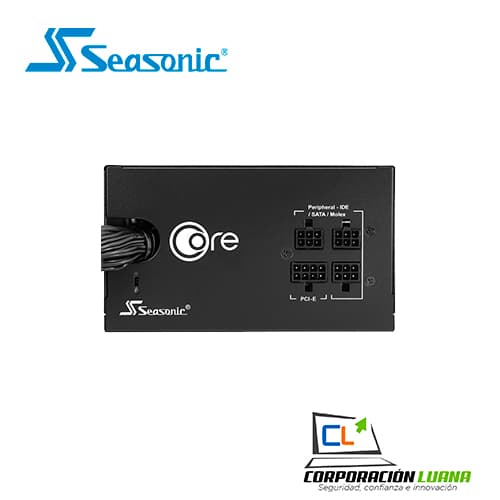 Imagen de FUENTE DE PODER SEASONIC CORE GM-650 ( SSR-650LM ) 650W | 80 PLUS GOLD | SEMI-MODULAR