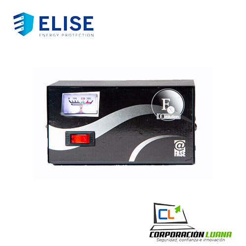 ESTABILIZADOR SOLIDO ELISE FX-EVOLUTION ( MOD.FXE-10 ) 4 TOMAS | 1.0KVA - 220VAC | 1 TOMA BY-PASS