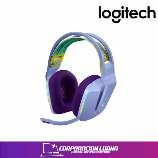 AUDIFONOS C/MICROFONO LOGITECH G733 LIGHTSPEED ( 981-000889 ) LILAC