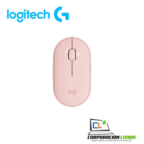 Imagen de MOUSE LOGITECH PEBBLE M350 SILENT WIRELESS BLUETOOTH ROSE 910-005769