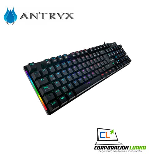 Imagen de TECLADO MECANICO ANTRYX CHROME STORM MK850, RED SWITCH(AMK-CS850KRE-SP)
