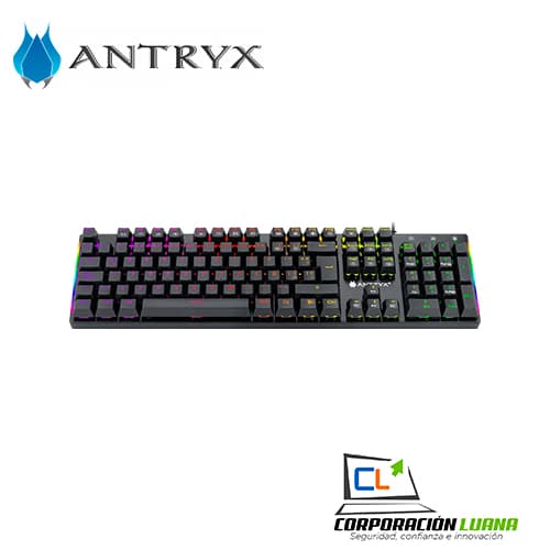 Imagen de TECLADO MECANICO ANTRYX CHROME STORM MK850, RED SWITCH(AMK-CS850KRE-SP)