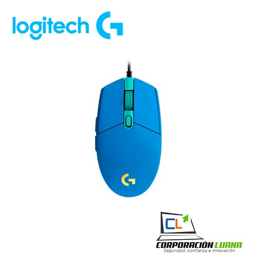 MOUSE LOGITECH G203 LIGHTSYNC OPTICAL 8000 DPI RGB BLUE 910-005792