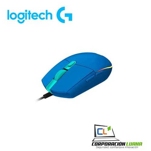 Imagen de MOUSE LOGITECH G203 LIGHTSYNC OPTICAL 8000 DPI RGB BLUE 910-005792