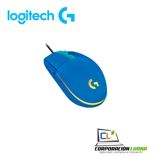 Imagen de MOUSE LOGITECH G203 LIGHTSYNC OPTICAL 8000 DPI RGB BLUE 910-005792