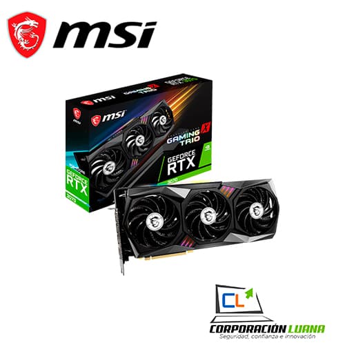 Imagen de TARJETA DE VIDEO MSI GEFORCE RTX 3070 8GB GDDR6 256BITS GAMING X TRIO RTX3070-GAMIGX