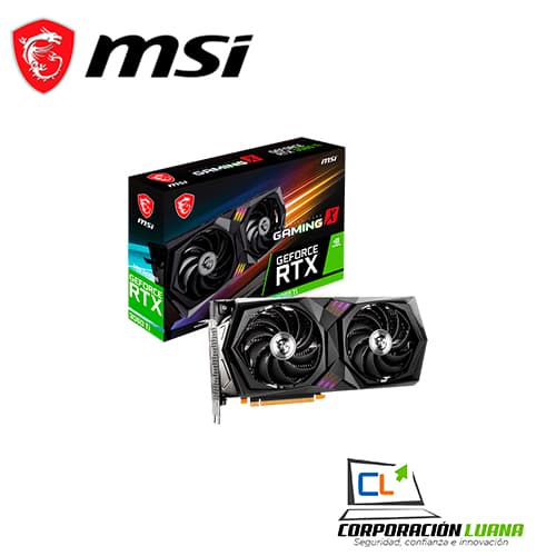 Imagen de TARJETA DE VIDEO MSI GEFORCE RTX 3060 TI 8GB GDDR6 256 BITS GAMING X