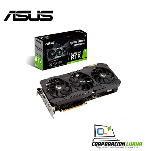 Foto del producto TARJETA DE VIDEO  NVIDIA GEFORCE ASUS TUF RTX- 3080 OC, 10GB GDDR6, PCI-E 4.0