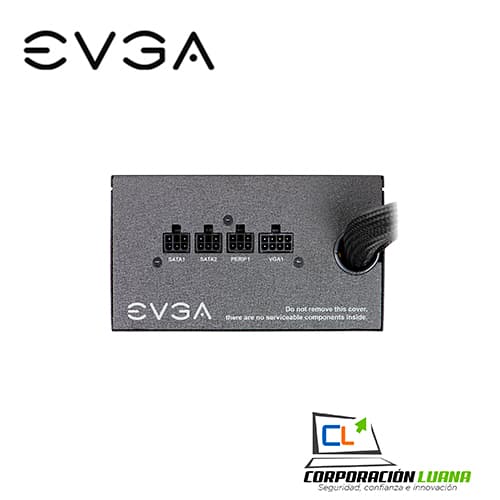 Imagen de FUENTE DE PODER EVGA 600 BQ ( 110-BQ-0600-K1 ) 600W | 80 PLUS BRONZE | SEMI-MODULAR