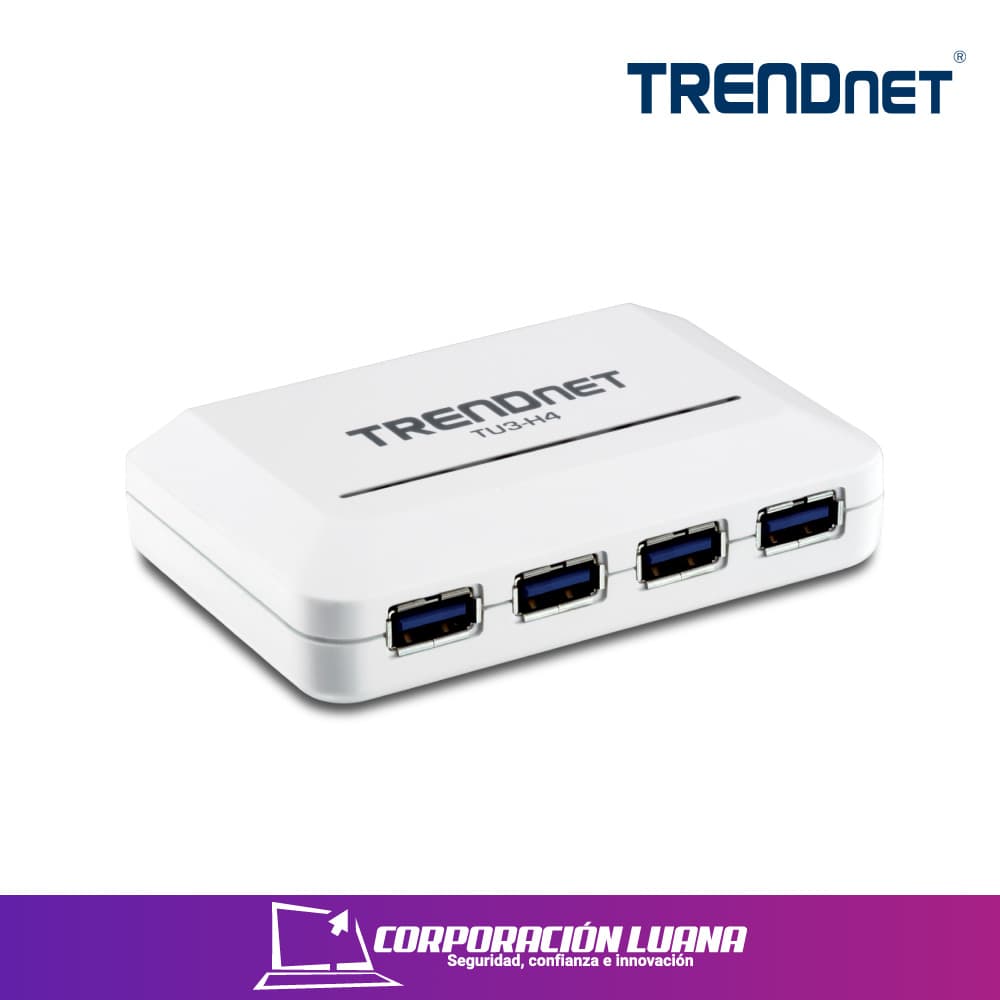 Imagen de HUB USB TRENDNET TU3-H4 HUB USB 3.0 4 PUERTOS