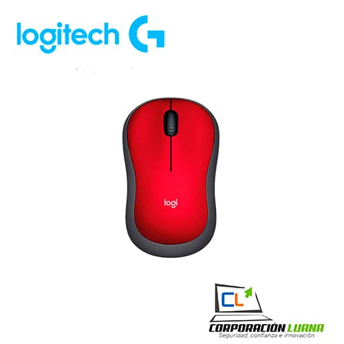 Imagen de MOUSE INALAMBRICO LOGITECH M185 ROJO