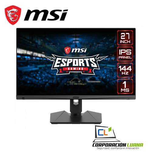 Foto del producto MONITOR LED 27" MSI OPTIX MAG274R GAMING 1920X1080 HDMI DP 1MS/144HZ/FREESYNC