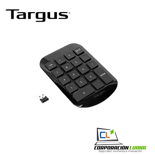 Imagen de TECLADO TARGUS AKP11US NÚMERICO USB WIRELESS BLACK