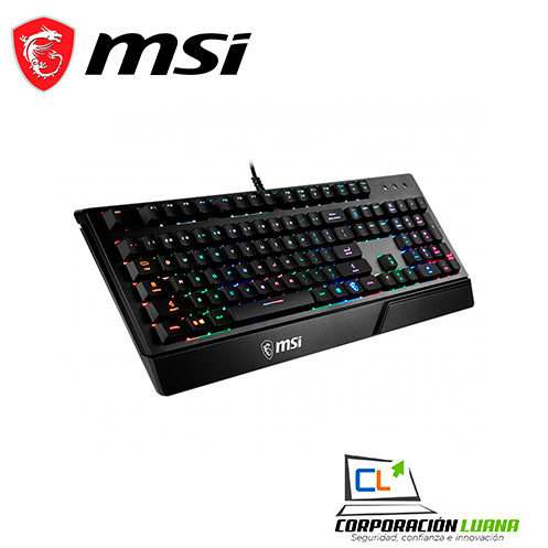 Imagen de TECLADO MSI VIGOR GK20 INGLES KBMSVIGORGK20US