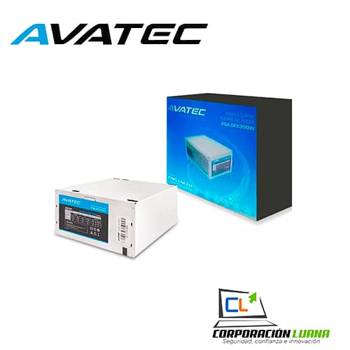 Foto del producto FUENTE DE PODER SLIM AVATEC ( AV-PSA-SFX350WBOX ) 350W