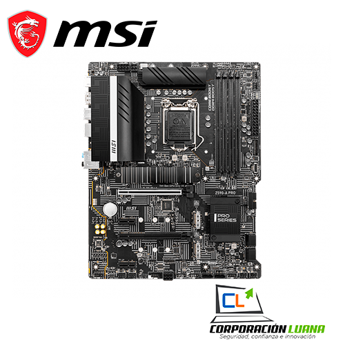Imagen de MOTHERBOARD MSI Z590-A PRO, INTEL Z590, LGA1200, DDR4, HDMI, DP, USB 3.2 GEN 2X2 MBMSZ590-APRO