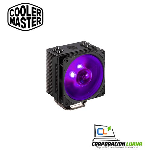 COOLER PROCESADOR COOLER MASTER HYPER 212 BLACK EDITION ( RR-212S-20PK-R2 ) LED RGB