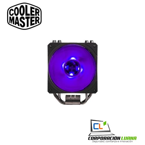 Imagen de COOLER PROCESADOR COOLER MASTER HYPER 212 BLACK EDITION ( RR-212S-20PK-R2 ) LED RGB