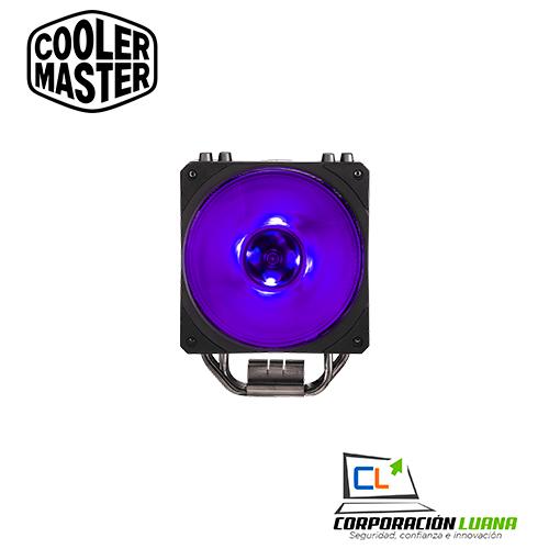 COOLER PROCESADOR COOLER MASTER HYPER 212 BLACK EDITION ( RR-212S-20PK-R2 ) LED RGB