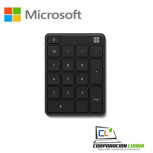 Imagen de TECLADO NUMERICO MICROSOFT ( 230-00015 ) NEGRO | BLUETOOTH 5.0