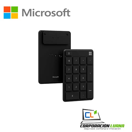 Imagen de TECLADO NUMERICO MICROSOFT ( 230-00015 ) NEGRO | BLUETOOTH 5.0