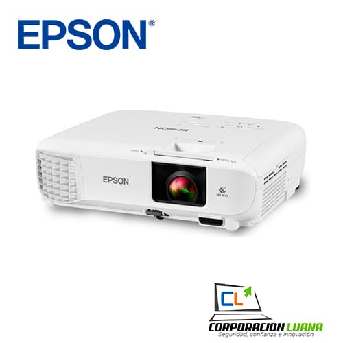 Imagen de PROYECTOR EPSON POWERLITE E20, 3400 LÚMENES, 1024X768, XGA,TECNOLOGÍA DE PROYECCIÓN 3LCD DE 3 CHIPS, RELACION DE CONTRASTE HASTA 15,000:1, RELACIÓN DE