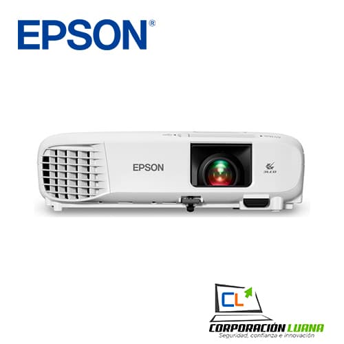 Imagen de PROYECTOR EPSON POWERLITE E20, 3400 LÚMENES, 1024X768, XGA,TECNOLOGÍA DE PROYECCIÓN 3LCD DE 3 CHIPS, RELACION DE CONTRASTE HASTA 15,000:1, RELACIÓN DE