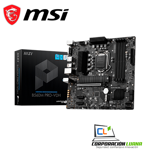 Imagen de PLACA MSI B560M PRO-VDH LGA1200 INTEL B560 DDR4 USB HDMI